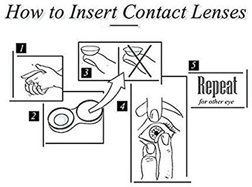 Optify Sparkle Pure Hazel Color Contact lenses with Power Quarterly Contact Lenses Free Solution (-0.00)