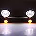 INNOGLOW® Motorcycle Passing Light Fog Lamps Auxiliary Light Bulb Turn Signals Driving Lamp for any Suzuki Yamaha Harley Davidson Cruiser