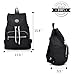ZYSUN Fashion Travel School Backpacks LightWeight Bag for College Girls Womens(604,black)