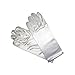 Girls White Satin Gloves