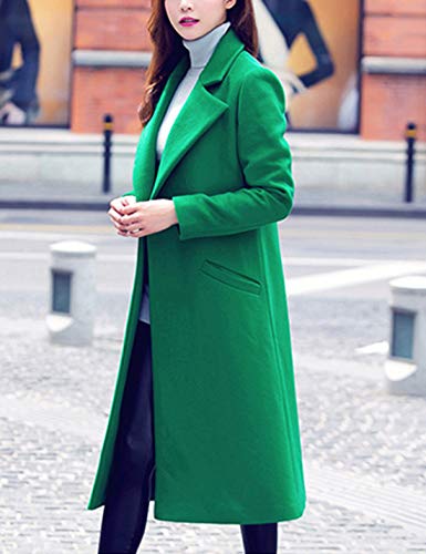 bright green wool coat