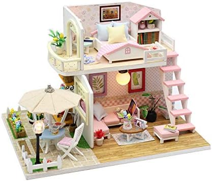 Diyドールハウスのミニチュアハウスキット クリエイティブクラフト 3dの建物パズルモデル 教育解凍玩具木製クラフトルーム B086l9812l 2 9円 日本最大級の品揃え新作 大人気 正規品送料無料 激安通販専門店 正規品 新作入荷