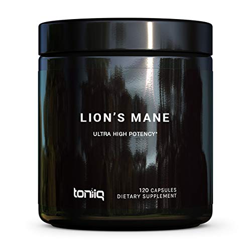 Ultra High Strength Lions Mane Extract - 1800mg 10x Concentrated with 30% Polysaccharides - The Strongest Lions Mane Mushroom Capsules Available - 120 Capsules