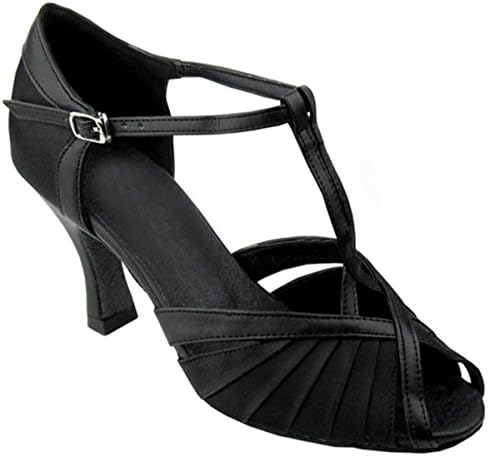 Blue Bell Shoes Handmade Women's Ballroom Salsa Wedding Competition Dance Shoes Ashley 2.5" (6.5)