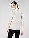 Daily Ritual Women's Fluid Knit Elbow-Sleeve Boat Neck Shirt