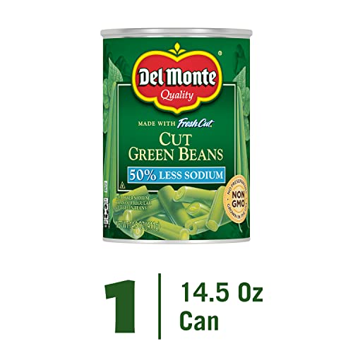 Del Monte Canned Low Sodium Fresh Cut Green Beans, 14.5 Ounce Pricepulse
