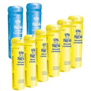 Spa Frog Bulk - 6 x Bromine Cartridge & 2 x Mineral Cartridge Hot tub