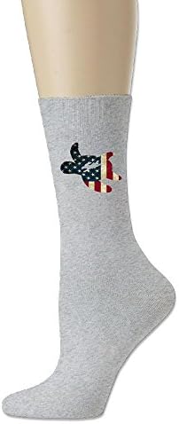 Ocean Sea Turtle Flag Unisex Classics Cotton Athletic Crew Socks Colorkey