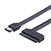 CableCreation 50CM Power Esata (eSATAp) to Sata 22Pin HDD (7Pin + 15Pin) Cable, Comb eSATA USB 2.0(Not Common USB) Power Data Cable Adapter for 2.5