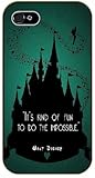 Walt Disney Quotes - It's kind of fun to do the impossible - Castle - iPhone 5C black plastic case / Inspiration