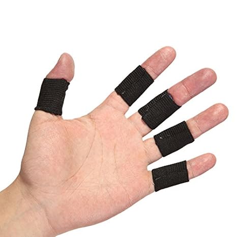 SUGERYY Flexible de Baloncesto Dedos Mangas Dedo Guardia Apoyo ...
