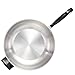 Farberware Classic Stainless Steel Fry Saute Pan/Chefpan with Lid, 6 Quart, Silver