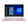 HP Stream Laptop, 14″ HD Screen, Intel Celeron N4000 Processor, 4 GB DDR4 RAM, 64 GB eMMC Storage, 1-Year Office 365, Windows 10 Home S Mode, UP to 11 hr Battery Life, BesTry Accessory Bundle (Pink)