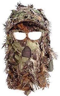 QuikCamo Mossy Oak Obsession Camouflage 3D Leafy Mesh Back Cap Hunting Face Mask Combination