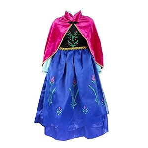ELSA & ANNA® Disfraz Princesa Vestido Niñas
