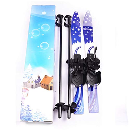  Qenci Kids Beginner Snow Skis And Poles