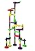Mr. Marble Run Starter Set (48 Large Marble Run Pieces + 10 Glass Marbles)