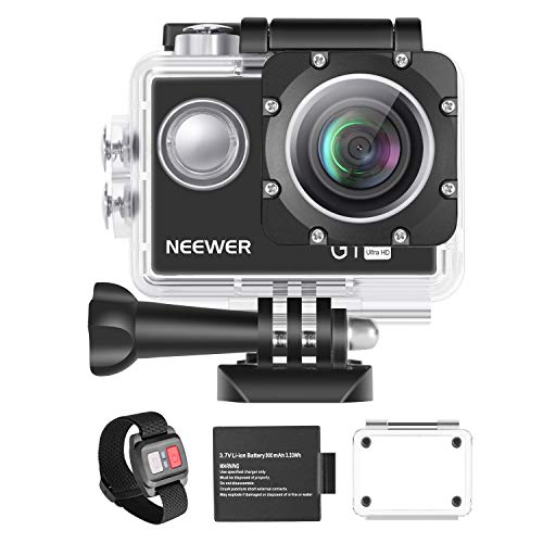 Neewer Action Camera G1 Definizione Ultra Alta 4K 12MP Impermeabile 30m Sotto Acqua Grande Angolo 170 Gradi con WiFi…