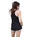 Mansy Women's Summer Fashion pineapple Printed Sleeveless Tank Top Black Medium