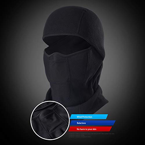 LONGLONG Balaclava-Ski Mask Winter Thicken Outdoor Face Mask Windproof Warmer Hood (LL-B063-AI-01) - Thumbnail 2