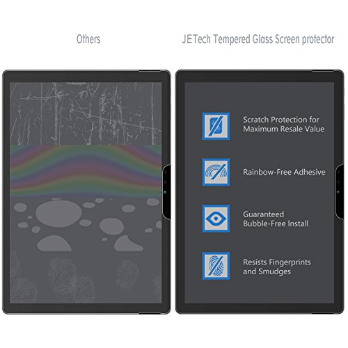 JETech Surface Pro 4 Screen Protector Tempered Glass Film for Microsoft Surface Pro 4 and Surface Pro 2017