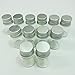 Luo House 10pcs 16x26mm Tiny Mini Small Clear Bottles Glass Vials 2.0ml 1/2 Dram with Caps