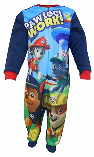 Paw Patrol Pawfect Work! Boys Fleece One Piece Sleepsuit