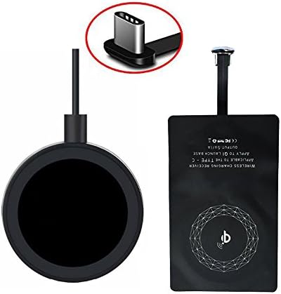 USB Type C Wireless Charger Receiver Adapter Kit - USB-C Type-C QI Fast Charge Pad Station &amp; TI Chip Wireless Charging Receivers Module Card for LG G5 SE G6 V20 Google Pixel XL Nexus 5 X 6P