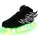 SLEVEL LED Light Up Shoes USB Flashing Sneakers for Kids Boys Girls