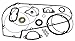 Cometic C9888 Primary Gasket/Seal/O-Ring Kit (AFM Series for Big Twin/Xl Gasket)