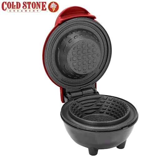 Cold Stone Creamery Waffle Maker, Mini Waffle Bowl Maker, Electric