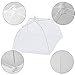 4 Pack of IPOW Pop Up Mesh Screen Umbrella Food Cover Tent,17 Inches Reusable and Collapsible Outdoor Food Cover,Food Protector Tent Keep Out Flies, Bugs, Mosquitoes