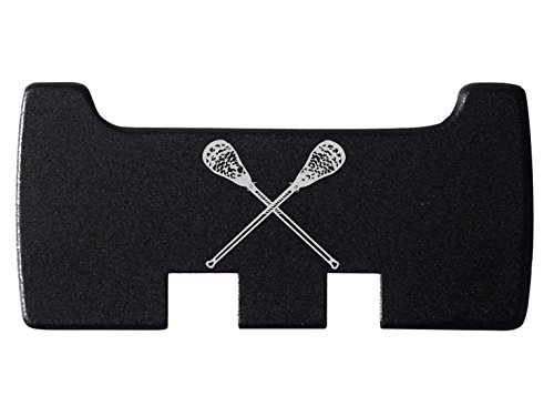 NDZ Performance for Glock Rear Ambi Speed Slide Racker Plate MOS Optics Black for Gen 1-5 Most Models Laser Engraved Image: Lacrosse Sticks Crossed