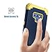 Fingic Phone Case for Note 9,Note 9 Case for Men,Heavy Duty Case Cover for Men Full Body Protective Phone Case for Note 9,Blue/Yellow