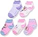 Sheriff Callie Girls' Toddler 5pk Shorty Socks, Assorted, 5-6.5