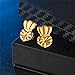 Hadskiss Earring Lifters, Adjustable Ear Lifters, Safety Drooping Earring Backs Jewelry Making Fit All Post Earrings, 6 Pair 18K Gold Plated