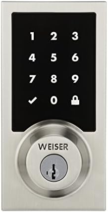 Weiser Premis Touchscreen Smart Lock - Works with Apple Home Kit (Satin Nickel)