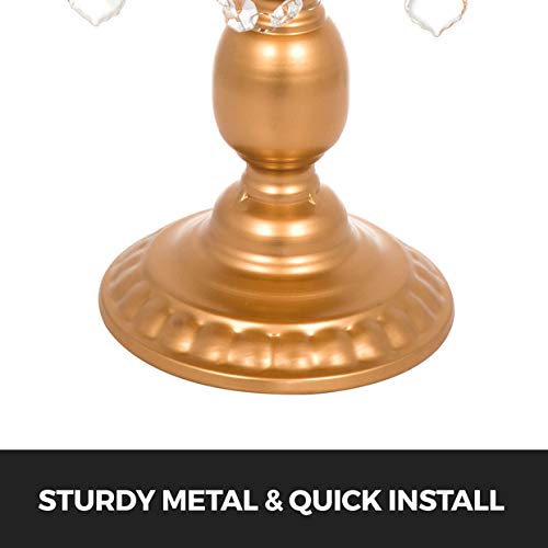 image for Happybuy Set of 6 Pieces Cake Stand 3 Tier Cupcake Holder with Pendant