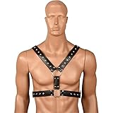 Men's Leather Harness Body Chest Harnessed