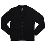 French Toast Anti-Pill V-Neck Cardigan Sweater Boys Navy 6