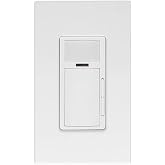 Leviton PIR 0-10V Smart Occupancy Sensor Switch, Neutral Wire Required, 120-277VAC, 50/60Hz; App Configurable with the Smart Sensor App, LED Nightlight, ODD10-IDW, White