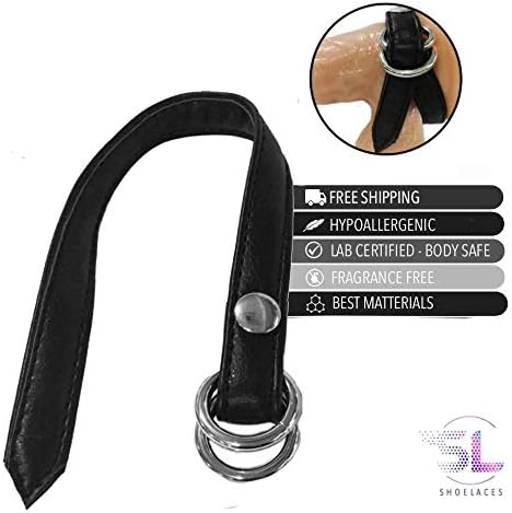 MyronSalesStore Leather Adjustable Ring Speed Enlarger Enhancer Toy for Men