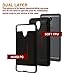 BLU Life One X2 Case, [Anti Scratch][Drop Proof][Shock Absorption][Hybrid] TPU + PC Cover Case for BLU Life One X2 L0090UU (Black)