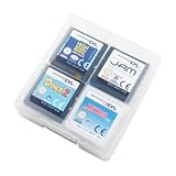 Decrescent 16 Game Card Storage Case for Nintendo 3DS, 2DS, DSi, DS Lite & Original DS - Clear