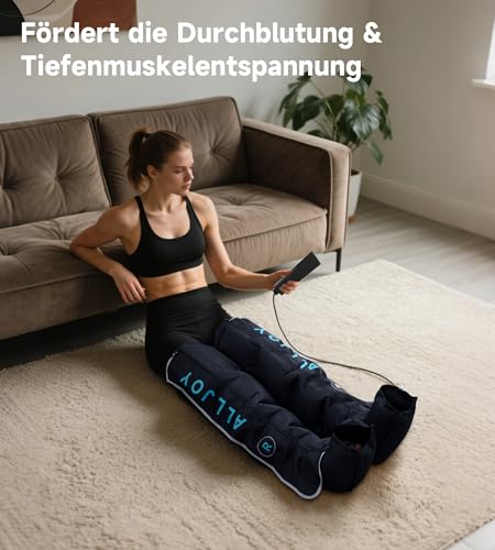 ALLJOY Leg Massager Leg Massager Leg Compression Massager Helps Relieve Muscle Fatigue