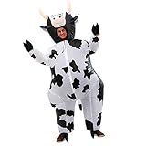 Inflatable Cow Costume Adult, Cute Blow up Costume