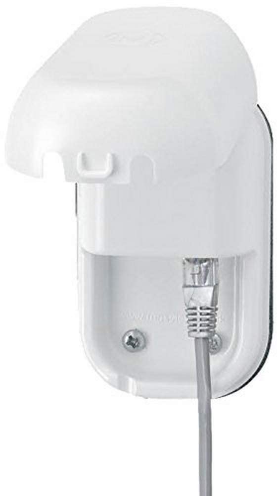 Maxview B2008 Twin Weatherproof Outdoor Socket with F And Coaxial Connections - White