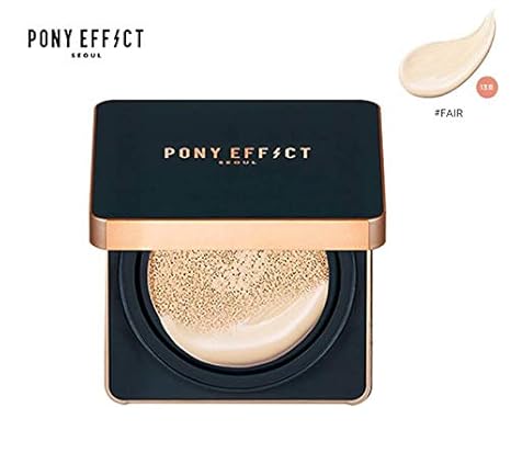 PONY EFFECT Everlasting Cushion Make-Up Grundierung SPF50+ PA+++ mit Nachfüllung #FAIR