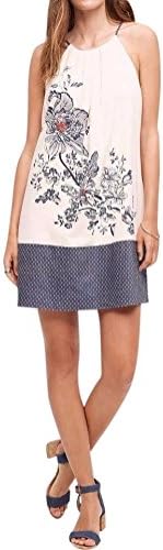 Anthropologie Sava Silk Halter Dress by Floreat $178 Sz 6, 8 - NWT