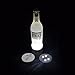 Bottle Glorifier,Bottle Light Sticker by Glowseen, Led Grow Coaster for Wine Bottle, 6 Pack -Cool White